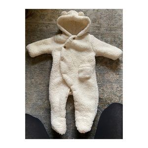 Zara baby fleece romper